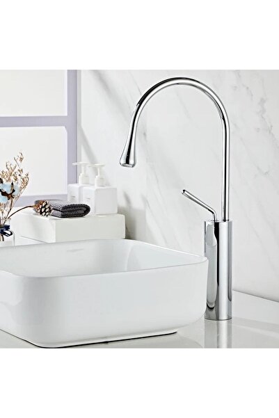 Filia Yapı High Bowl Sink Faucet Chrome Special Design Concept 5 Years Warranty