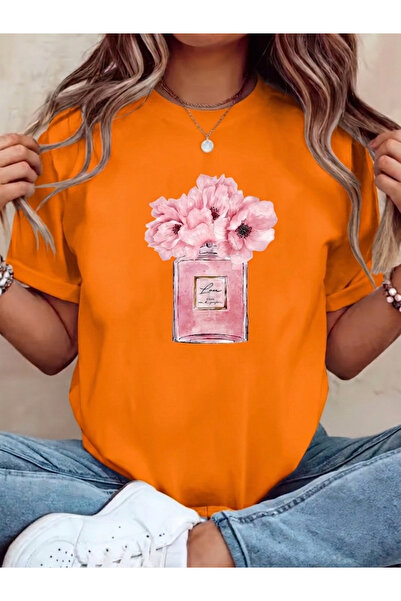 trendypassion Tricou unisex cu design imprimat și detalii parfumate