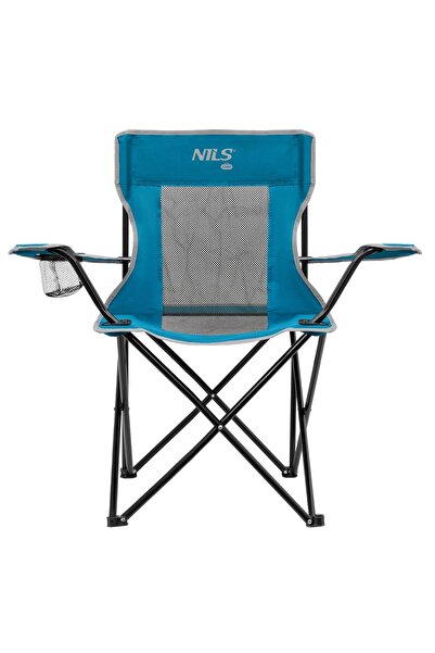 NILS CAMP NC3302 Scaun de camping albastru-gri