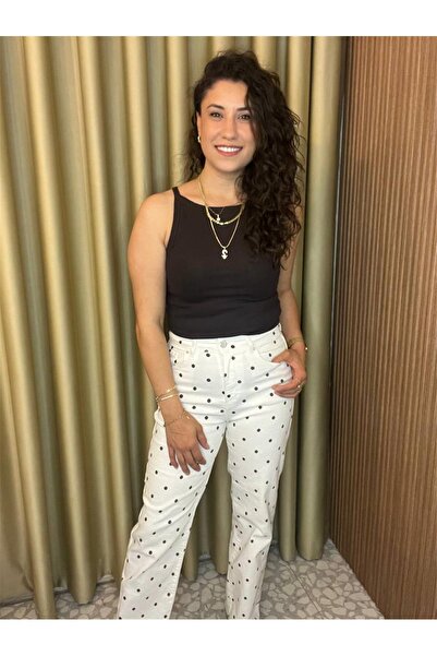 MU&ME BOUTİQUE Pantaloni blugi cu buline