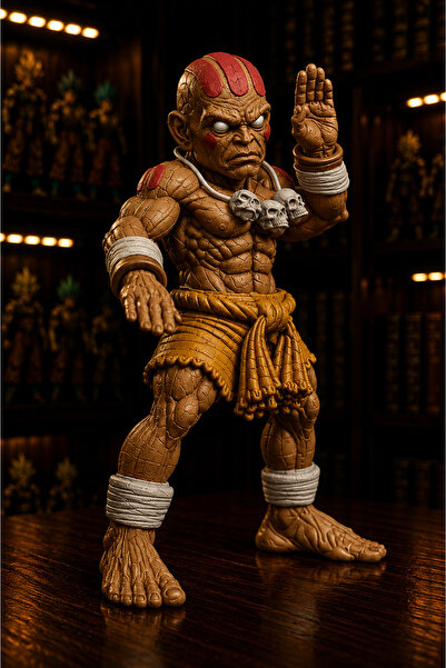 Suelo Butik Street Fighter Dhalsım Karakter Figür Oyuncak 16,5 Cm Boy