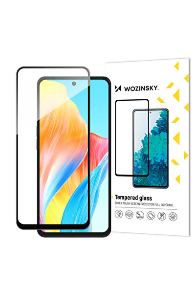 WOZINSKY Folie de protecție din sticlă securizată pentru Realme 11 cu ramă ne...