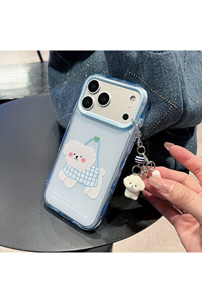 Innovate Store iPhone 11 Uyumlu Sevimli Köpek Figürlü Kamera Korumalı Kılıf +...