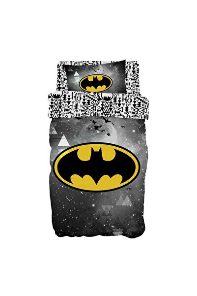 Beauty Home Σετ κουβερλί μονό Art 6184 Batman 160x240 Γκρι