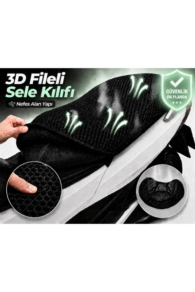 Vi Caro Husa scaunului motocicletei Honda Kinetic DX Husa scaunului cu plasa ...