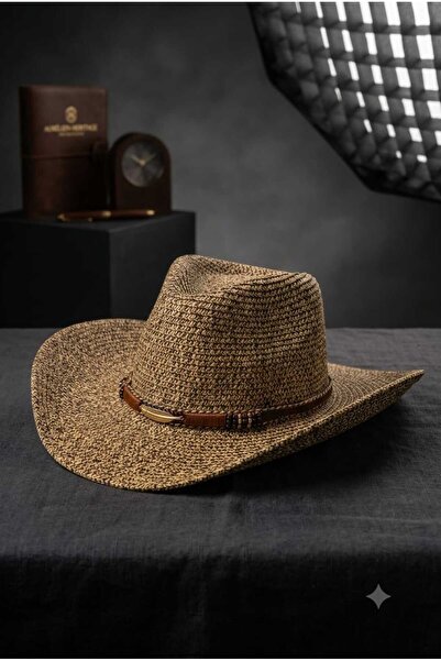 WOHOME Straw Cowboy Hat - Summer Beach and Vacation Hat - Unisex Western Styl...