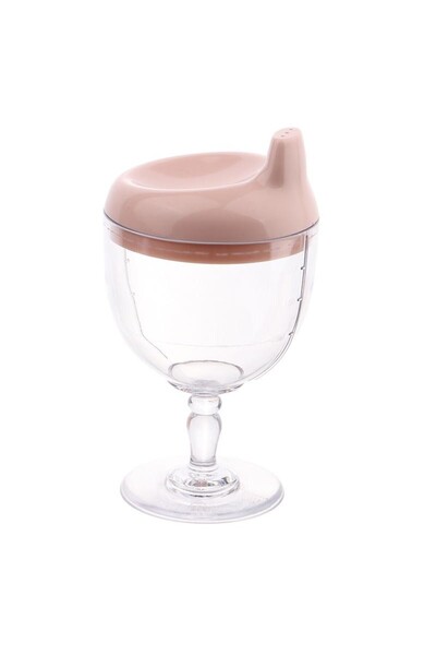 Rao Pahar copii cu cioc antiscurgere, plastic transparent, Roz