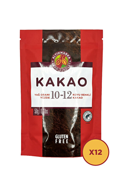 Altınmarka Alkalize %10-12 Kakao Tozu 50gr 12li Set