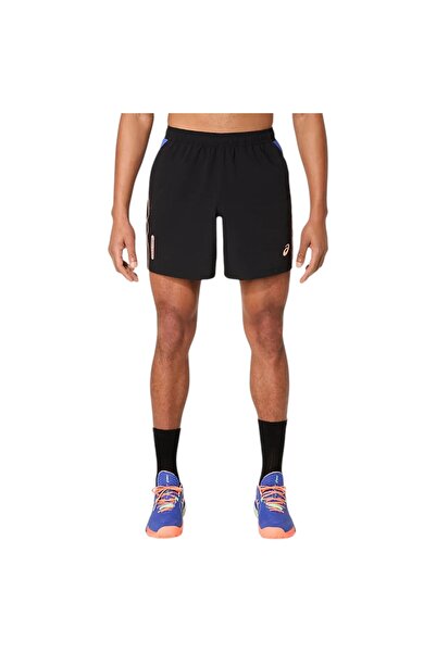 Asics Ανδρικό μπλουζάκι τένις Padel Court 7IN FW 2025 - Μαύρο/Μπλε - XL