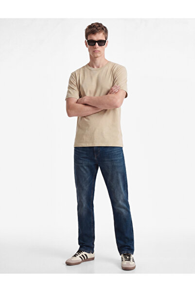 Koton Normal Waist Cotton Pocketed Loose Fit Jean Trousers - Steve Jean