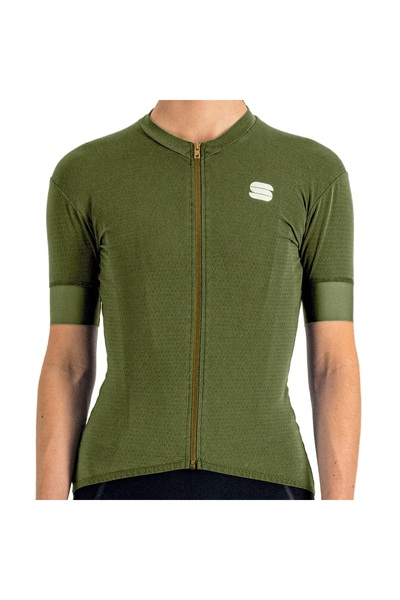 Sportful Tricou de ciclism pentru femei Monocrom SS 2021-Verde-M