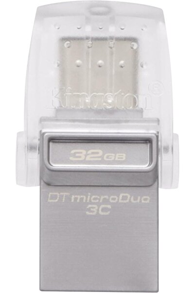 Kingston 64 جيجابايت DTDUO3C/64 جيجابايت DataTraveler microDuo 3C USB 3.0 محر...