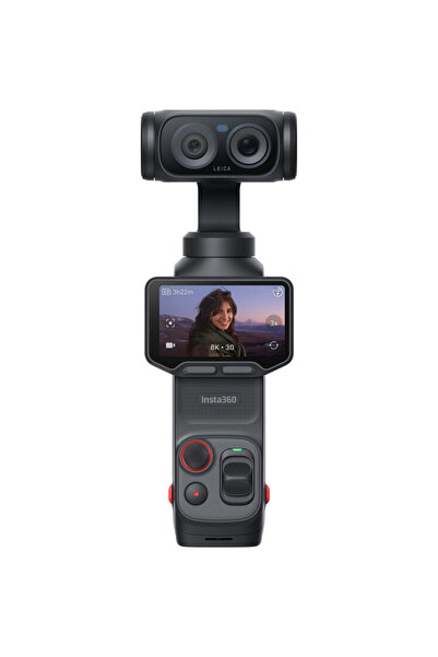 Insta360 Luna Ultra Standart Bundle 8K Çift Lensli Gimbal Aksiyon Kamerası (Cosmic Black)