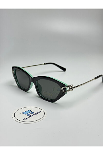 BluePepper Tiferla V2 |   Sunglasses Cateye Black Glass |   Bone Black Frame ...