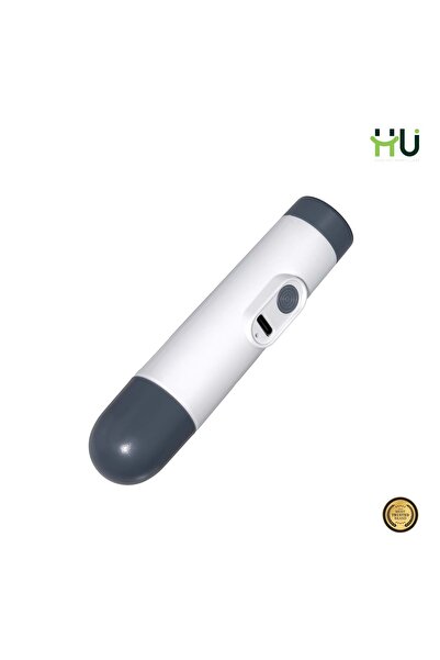 HU HAPPY USER مصباح يدوي LED 2 في 1 مع جهاز تدليك - جهاز تدليك صغير محمول قاب...