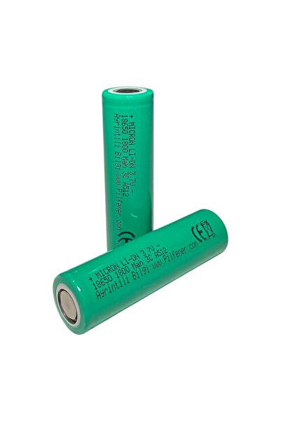 Micron 18650 Şarjlı Pil 3.7V 1800mAh 3C Li-Ion Batarya Pil
