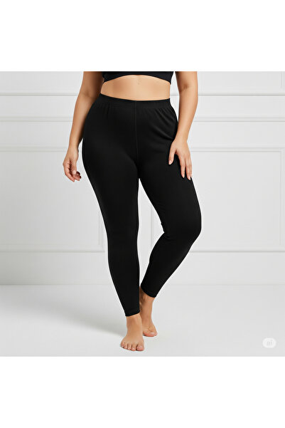 don-x |   Thermal Large Size Winter Thermal Leggings (Black)