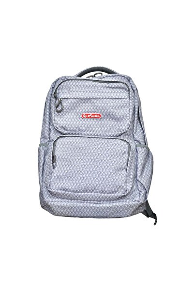 Herlitz Rucsac cu compartiment pentru Laptop si Tableta Foggy, Gray Herlequin
