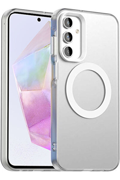 Techsuit Πίσω Κάλυμμα Σιλικόνης Λευκό (Galaxy A35)