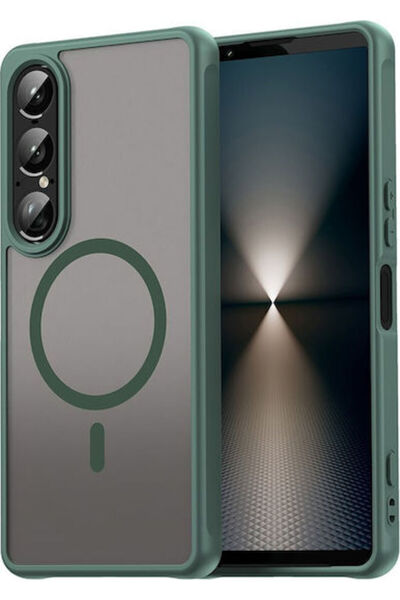 Techsuit Halofrost II Magsafe Πίσω Κάλυμμα Σιλικόνης Πράσινο (Xperia 1 VII)