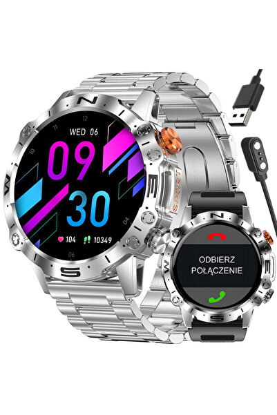 Gravity SMARTWATCH BĂRBĂTESC GT20-1 - AMOLED, CUREA ADIȘIONALĂ (sg024a)