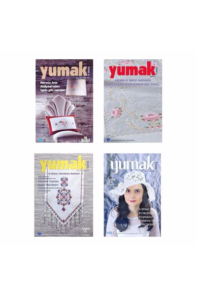 Tuva Yayıncılık Yumak (4 adet) Nakış Dergisi (103 - 106 - 113 - 115)