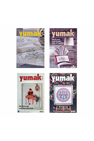 Tuva Yayıncılık Yumak (4 adet) Nakış Dergisi (102 - 103 - 104 - 105)