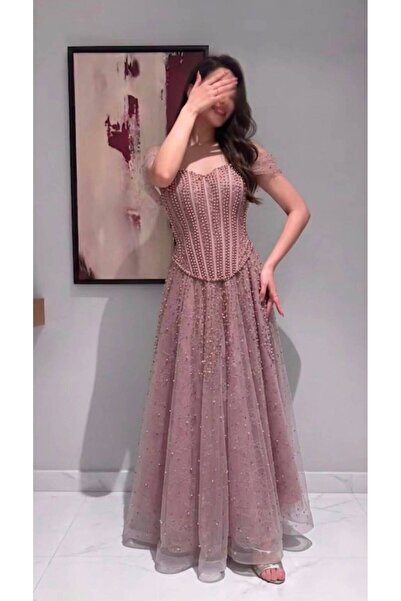 dalaa لفستان الملكه تول فصوص
