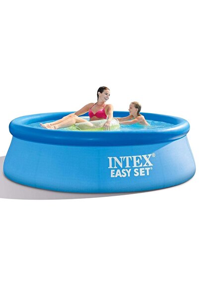 İNTEX WET SET Easy Pool Set 244 cm x 76 cm Aile Havuzu Devir Daim Filtreli + ...