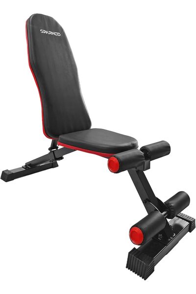 Sparnod Fitness مقعد تمارين متعدد الوظائف SWB-60 للتمارين المسطحة والمنحدرة و...