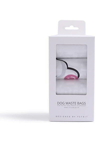 Petkit Σακούλες για περιττώματα σκύλων, λευκές, 8 ρολά των 8 τεμαχίων