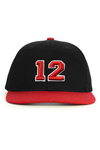 PataCute Number 12 Embossed Snapback Hat