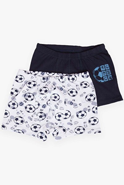 Katamino Boy's 2-Piece Boxer Football Themed Underwear, Ages 1-12, Mixed Colors