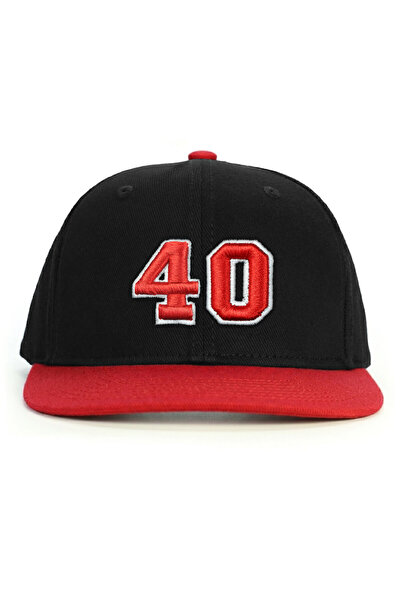 PataCute Number 40 Embossed Snapback Hat