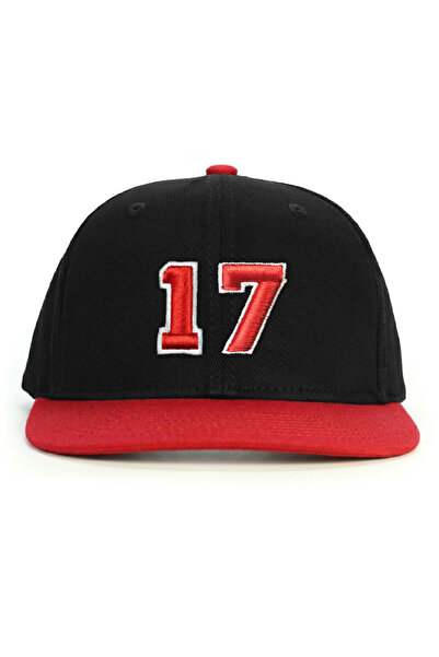 PataCute Number 17 Embossed Snapback Hat