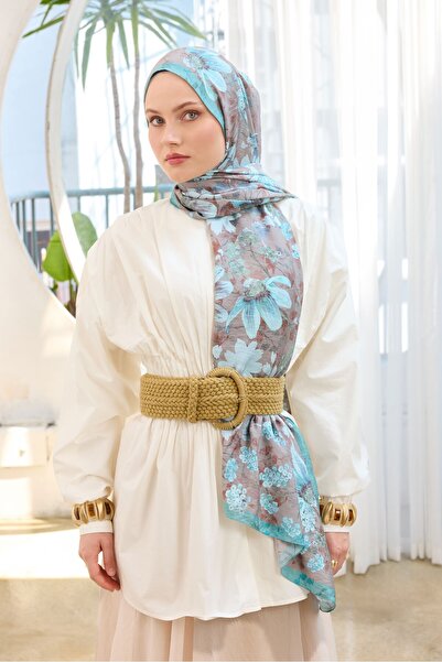 Silk Home Urban Hours Botanik Vizon Mayda Şal