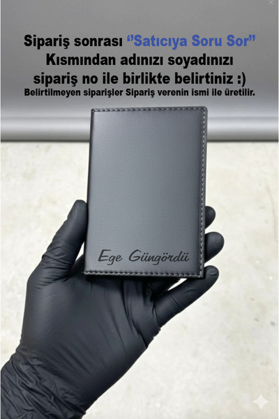 Yalıgraf Reklam Tabela Kişiye Özel Ad Soyad İsim Soyisim Deri Dikişli Araç Ru...