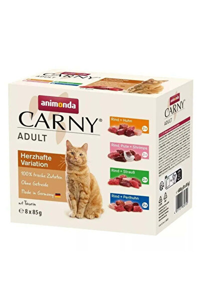Animonda Hrană pentru pisici Carny Adult Mix 8 x 85 g