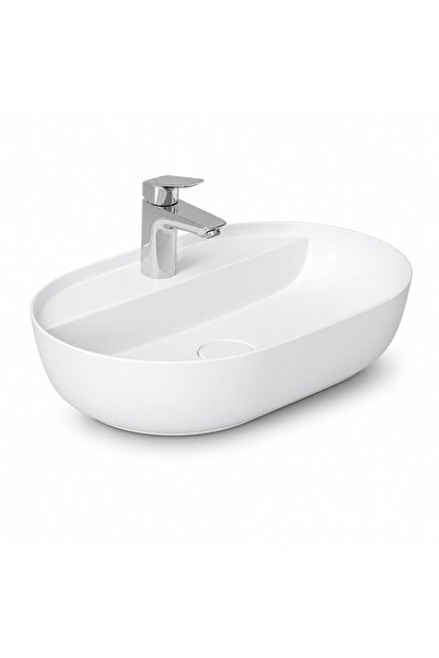 Duratiles Dura Bagno Dream Çanak Lavabo 60x40 cm, Batarya Delikli, Tezgah Üst...