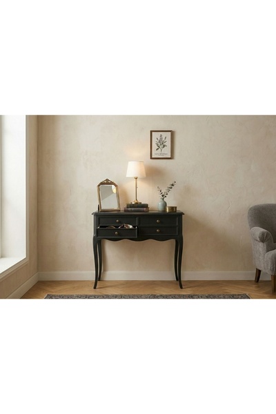 Vivense OSLO KLASİK COUNTRY TARZ DRESUAR, SİYAH LAKE