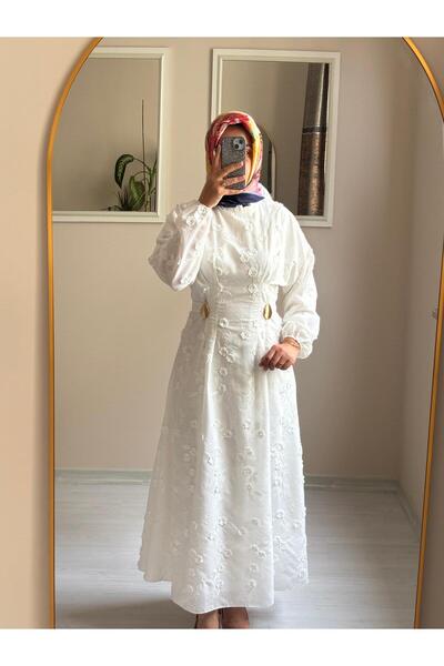 hazelmoda ÇİÇEKLİ ELBİSE