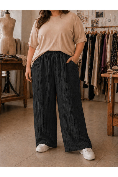 Store Bürümcük Kumaş Battal Salaş Kadın Pantolon