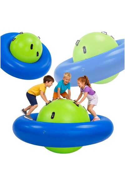 Bebeluc Inflatable swing with handles, 3 seats
