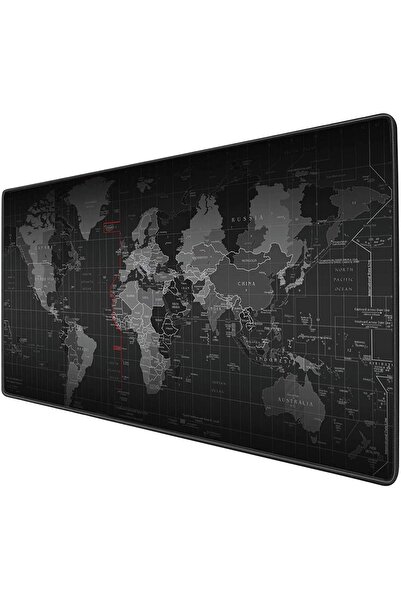 ORVILLA Gaming Mouse Mat Large Anti-Skid Mouse Pad, World Map Mousepad Rubber...