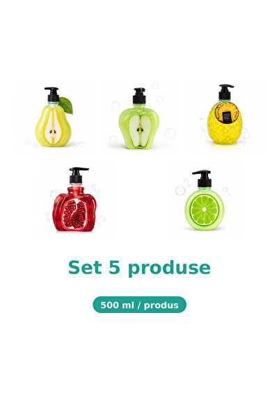 Tasty Set 5 Produse Tasty, Mix Pere, Mar Extract, Ananas, Rodie, Lime
