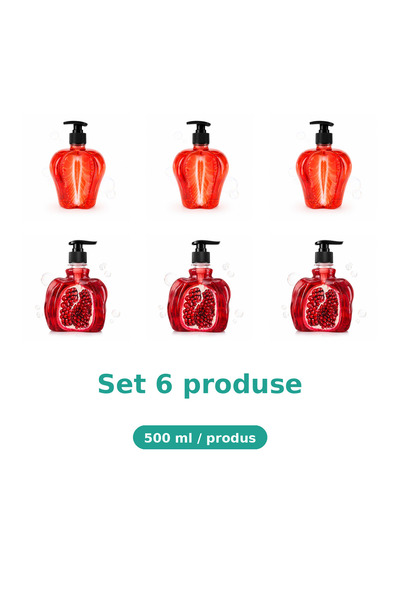 Tasty Set 6 Produse Tasty, Mix 3x Capsuni, 3x Rodie