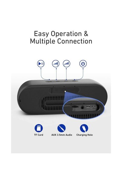 VTI Boxă portabilă VTIN R4, Bluetooth, Negru, IPX5