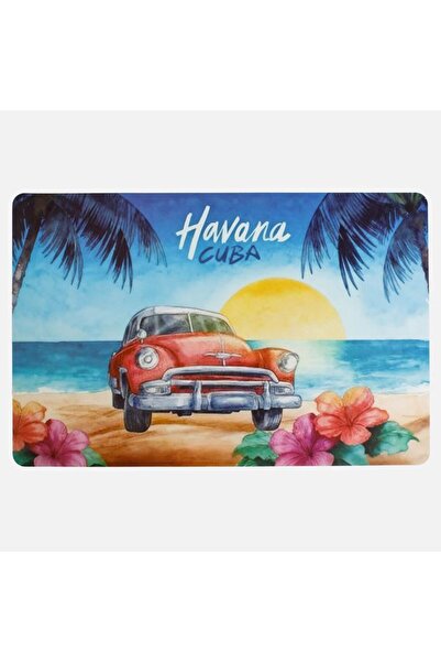 OEM Suport Pentru Farfurii, Multicolor, Model De Vară, 43,5x28,5cm