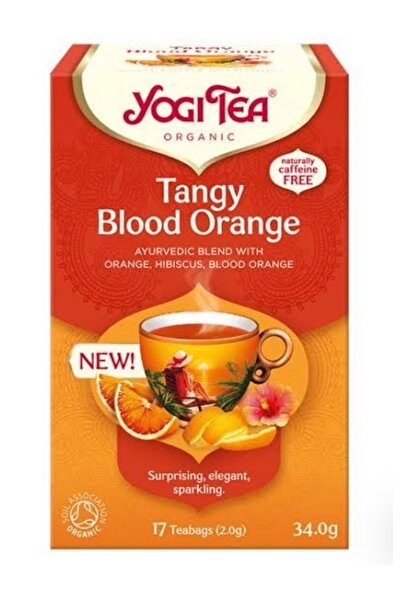 Yogi Tea Tangy Bloody Orange Kan Portakalı Organik Çay