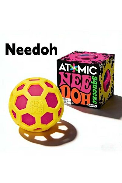 Needoh Atomic Squeeze Stress Ball, Soft Sensory Fidget Toy for Kids & Adults,...